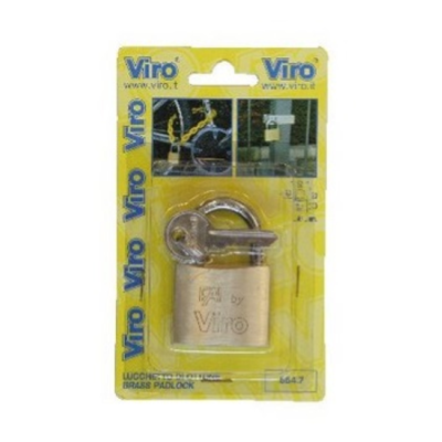 Viro Serrure Art 551.7 – Rectangulaire 20 Mm, à Arc Court, Acier Trempé