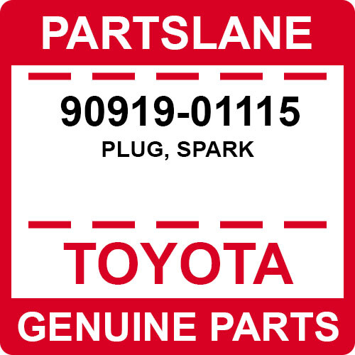 90919-01115 Toyota OEM Genuine PLUG, SPARK