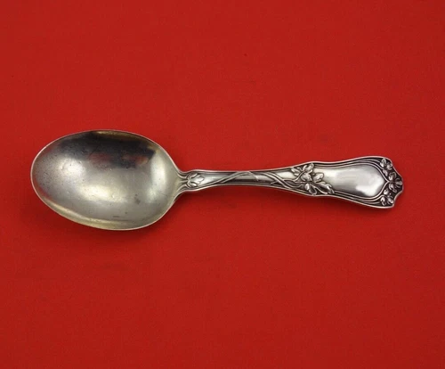 Vine by Gorham Sterling Silver Baby Spoon Ivy Leaf Vintage 4 1/2"