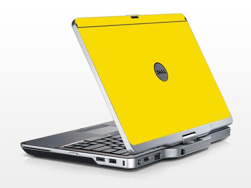 YELLOW Vinyl Lid Skin Cover Decal fits Dell Latitude XT3 Laptop - 第 1/1 張圖片