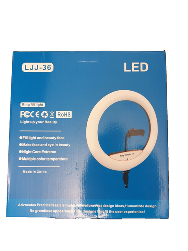 Ringlicht 14 Zoll / 36 cm Durchmesser+ 2xUSB + Stativ 210 cm + 3 Handy Halter - Bild 9 von 9
