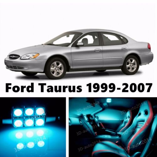12pcs LED ICE Blue Light Interior Package Kit for Ford Taurus 1999-2007  - Foto 1 di 11