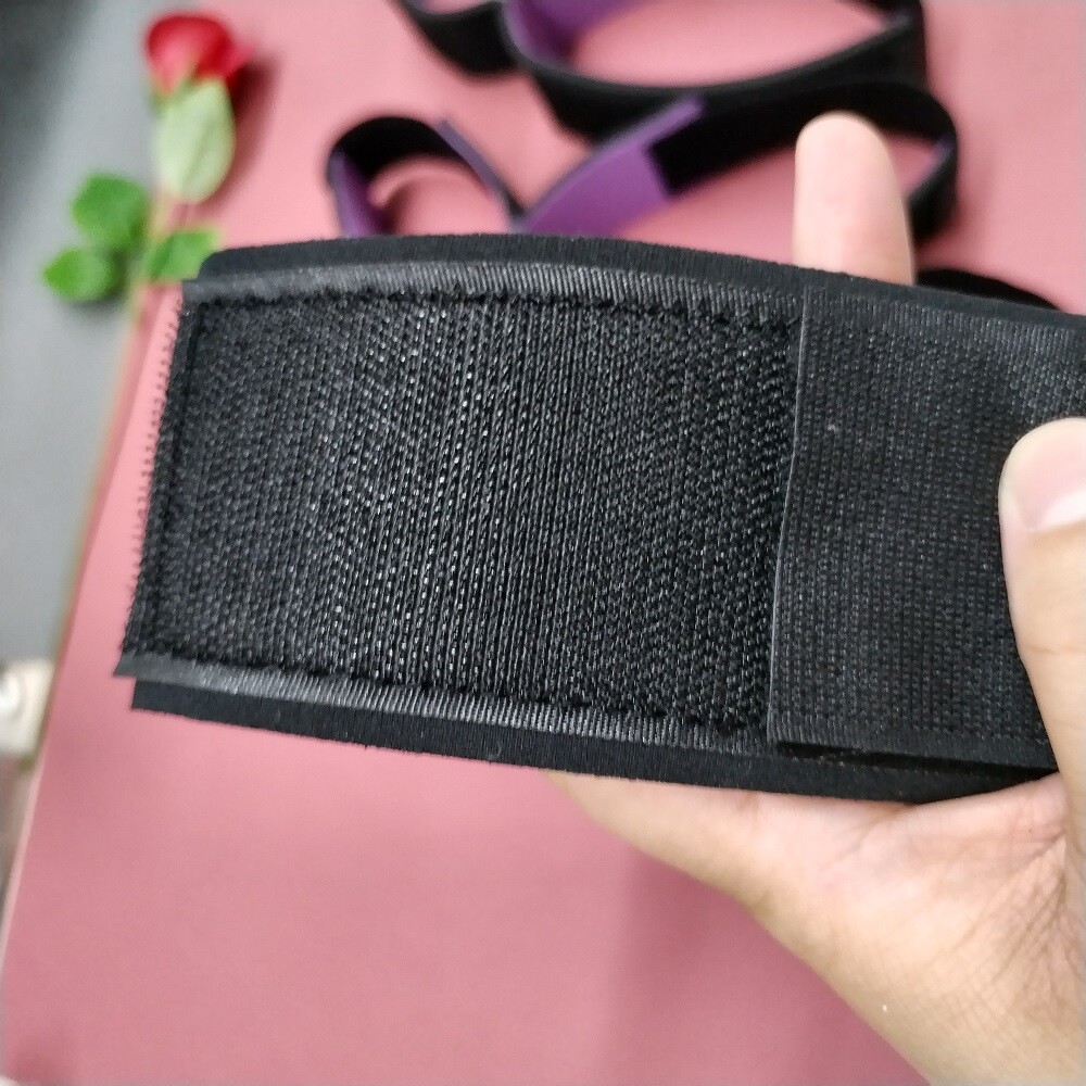 4PCS Bondage Thighs Arm Leg Cuffs Leg Spreader Handcuffs Bed Restraint