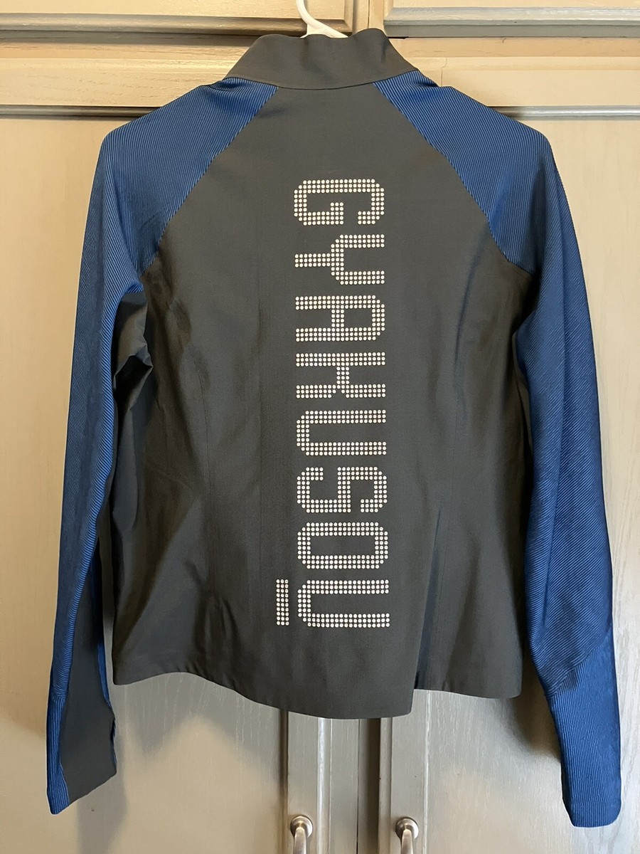 NWT Women's Nike NikeLab Gyakusou Stadium Jacket Silver Blue