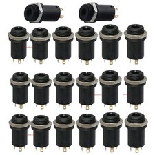 3.5mm Mini Stereo Panel Mount Jack Connector 3.5mm Headphone Audio Video Female