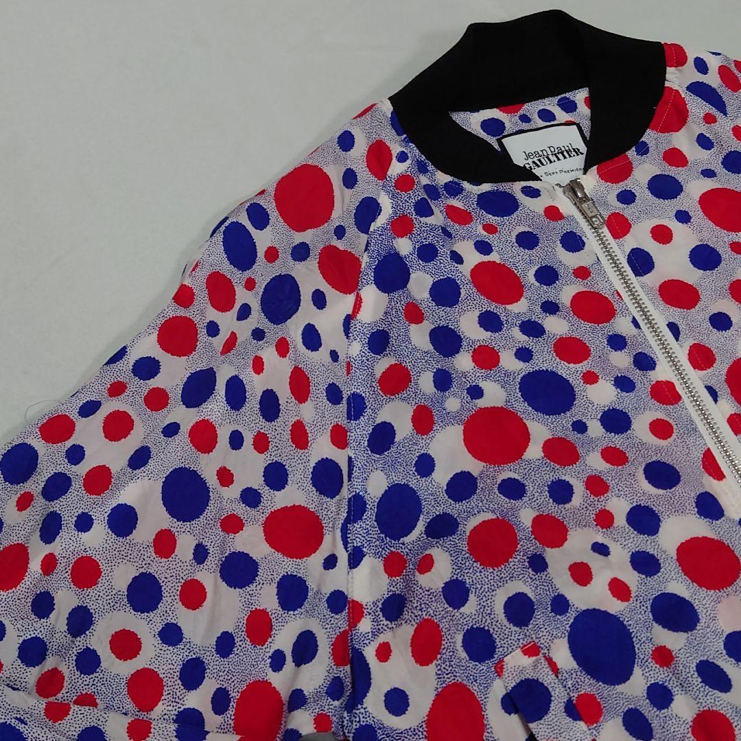 ジャケット・アウター Jean Paul GAULTIER FEMME - dot blouson Jean Paul GAULTIER FOR SEPT PREMIERES Blouson Jacket 36 Red Women