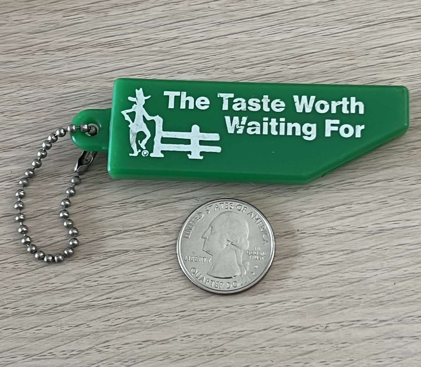 Hidden Valley Ranch Dressing Vintage Hidden Box Knife Keychain Key Ring