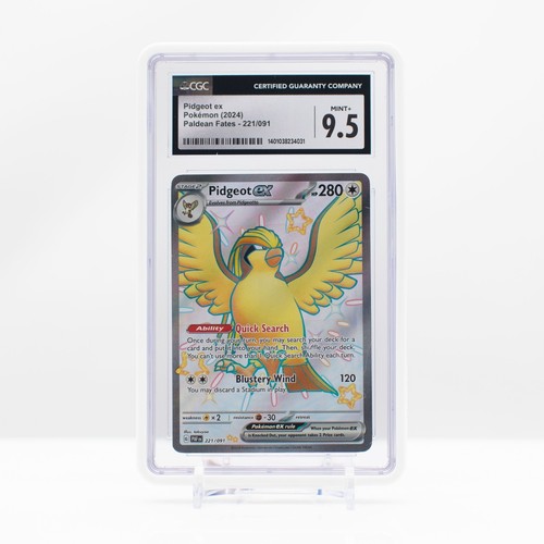Pidgeot ex graded CGC 9.5 for sale on eBay