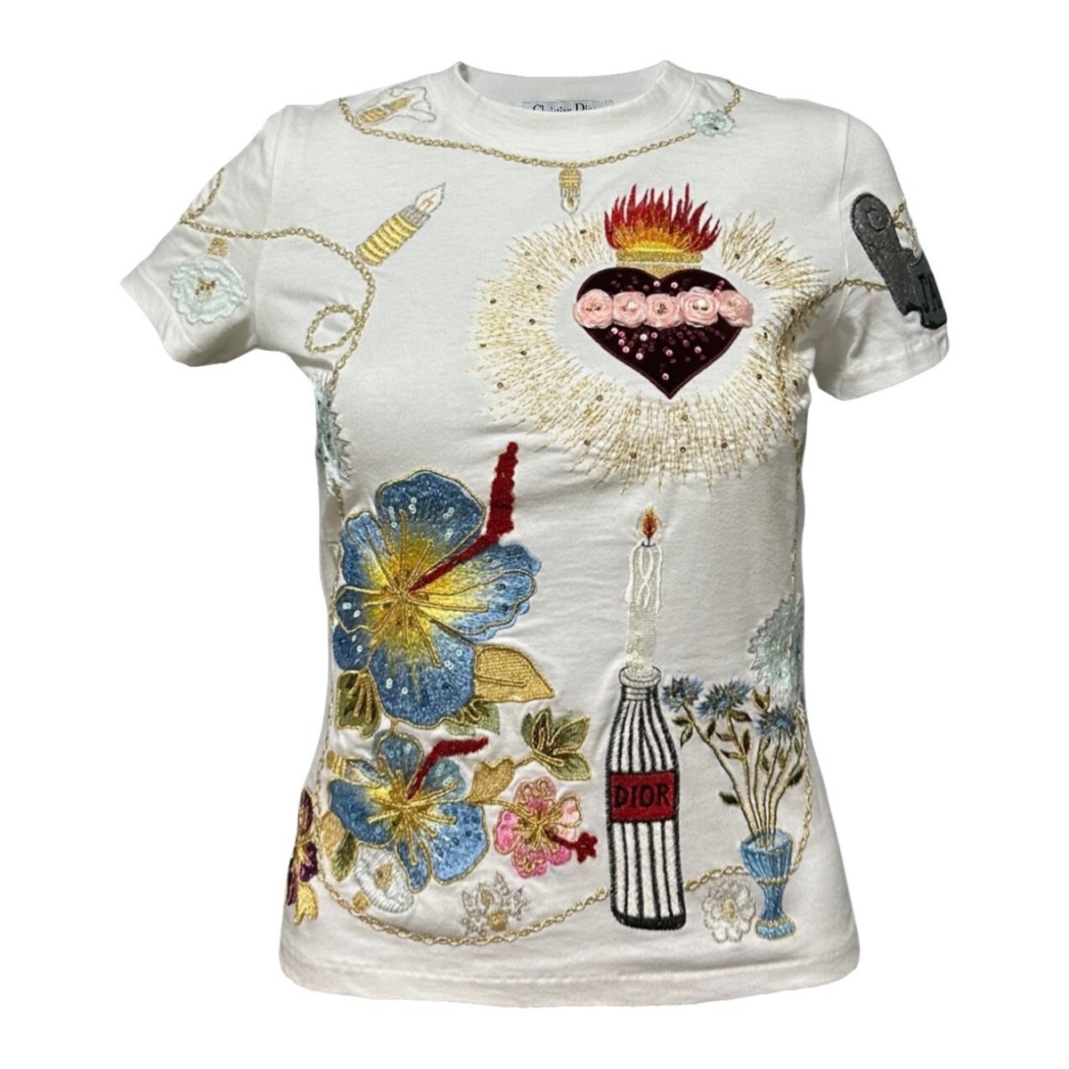 CHRISTIAN DIOR Spring Summer 2001 Embroidered T-Shirt | eBay CHRISTIAN DIOR Spring Summer 2001 Embroidered T-Shirt | eBay