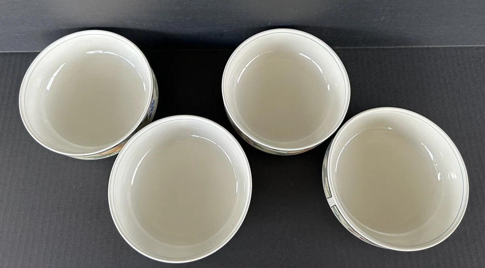 Mikasa Garden Harvest CAC29 Stackable Soup Bowls 6 1/4" Set of 4 - Image 3 of 4