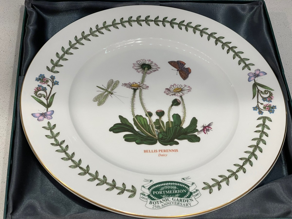 Portmeirion Botanic Garden 25th Anniversary Collector Plate 9.5