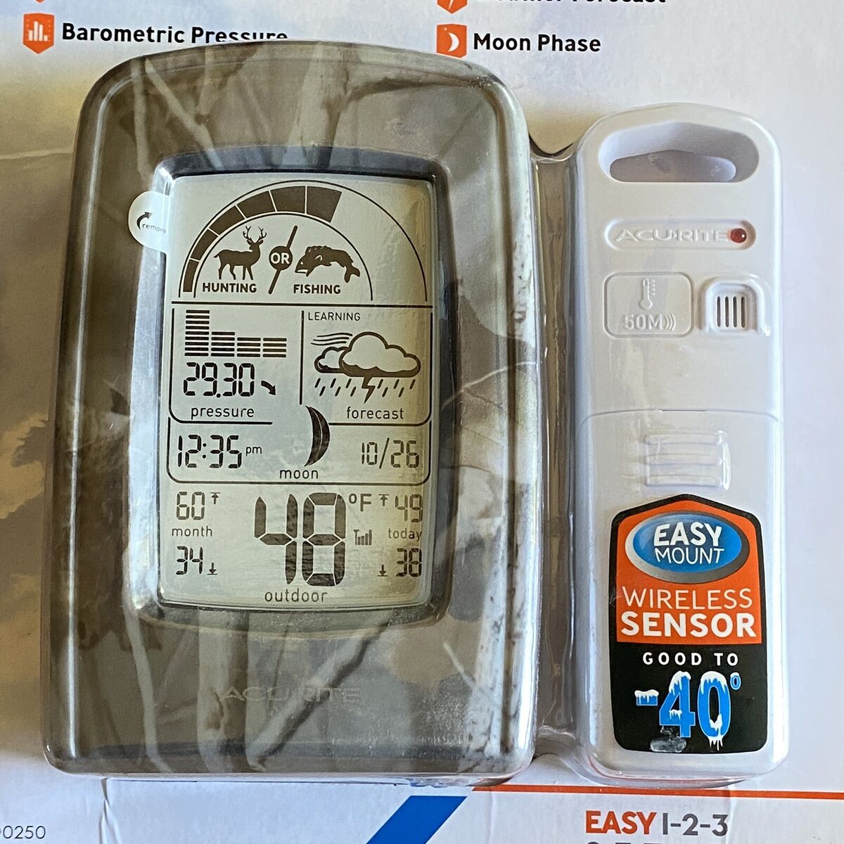 Acurite Sportsman Forecaster With Hunting And Fishing Activity Meter  Wireless