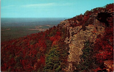 Scenic View Lovers Leap Mount Magazine Arkansas Paris Appalachians Vtg Postcard