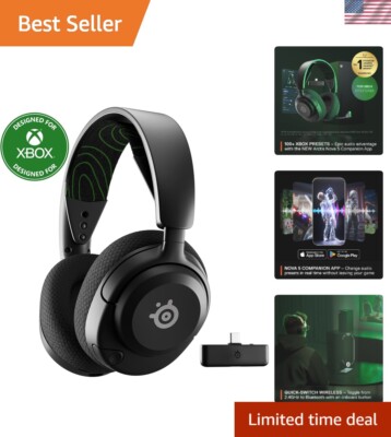 Arctis Nova 5X Wireless Multi-System Gaming Headset   Neodymium Magnetic Driv...
