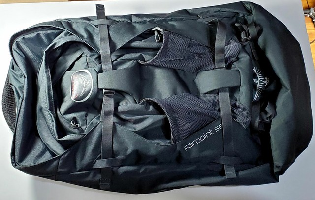 osprey farpoint 55 volcanic grey