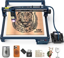 SCULPFUN S30 PRO 10W Laser Engraver Engraving Machine  Auto Air-assist Kit O0M6