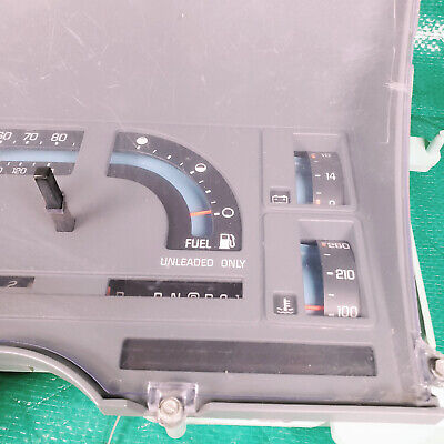 1989 - 1990 Chevrolet S10 Blazer Speedometer Instrument 1989 - 1990 Chevrolet S10 Blazer Speedometer Instrument