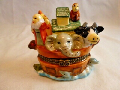 Direct Connection Co. Noah's Ark Hinged Trinket Box
