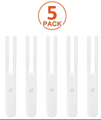 NEW 5-Pack Ubiquiti UAP-AC-M US UniFi Mesh Access Point Dual-Band, Outdoor, POE