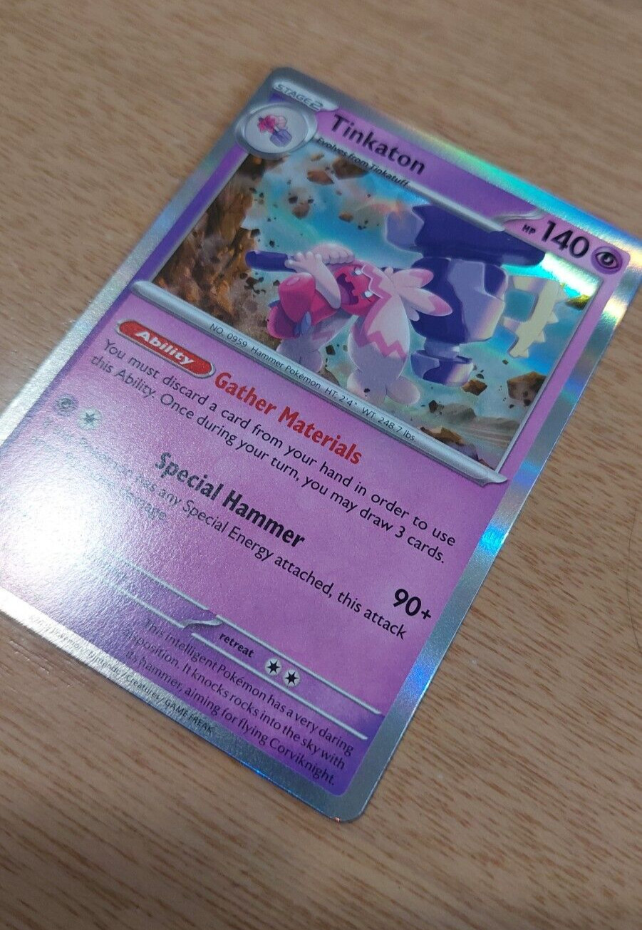 Tinkaton (105/193) Holographic Pokemon Card