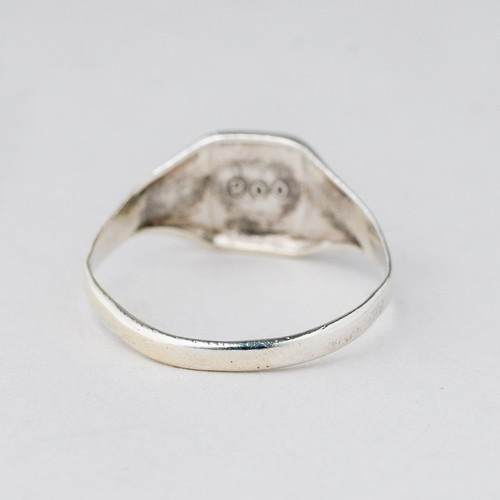 Ring 800 Silber "J" Größe 54 (17,2 mm Ø) 1,1 g - Picture 4 of 8