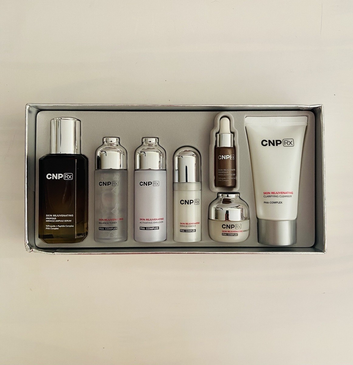 CNP RX Skin Rejuvenating Miracle Ampule Serum Special Set 7 Items
