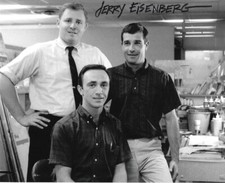 * JERRY EISENBERG * signed 8x10 photo * ANIMATOR * FLINSTONES * SCOOBY DOO * 1