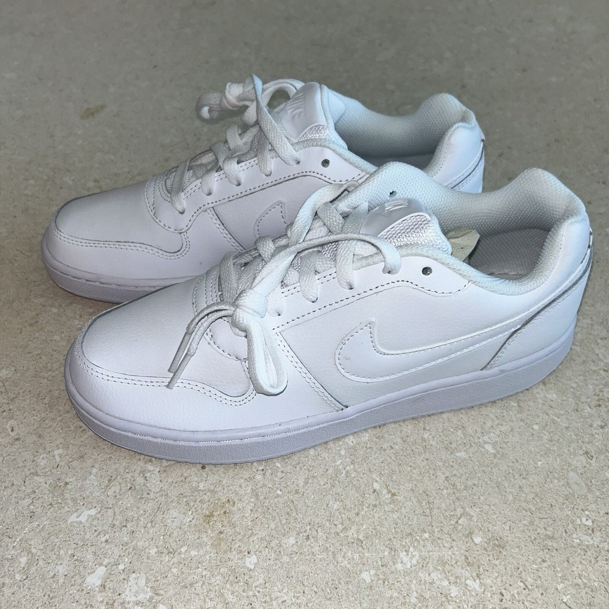 ナイキ] エバノン ロー EBERNON LOW ホワイト New Nike Ebernon Low Shoes Sneakers White Womens Size 10 | eBay