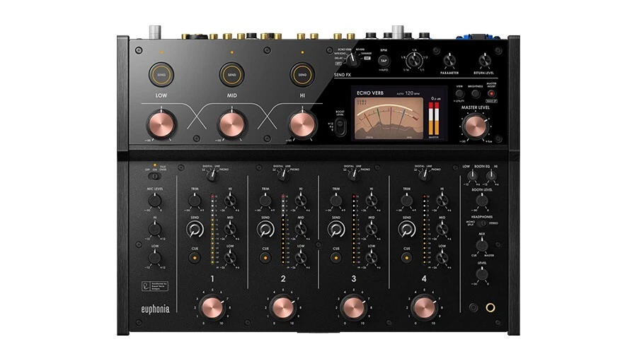 AlphaTheta euphonia Professional FX Rotary DJ Mixer 100V NEW - Image 2 of 4
