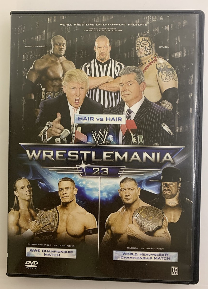 WWE - Wrestlemania 23 (DVD, 2007, 2-Disc Set) Donald Trump Vs. Jim