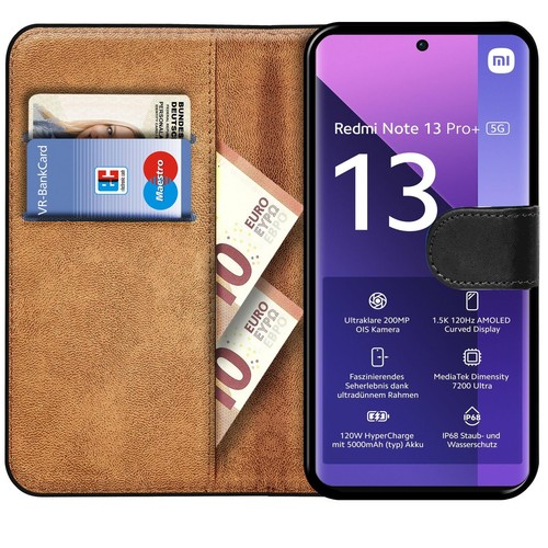 Etui Coque pour Xiaomi Redmi Note 13 Pro Plus 5G Sac Rabattable Livre Étui Coque - Photo 2/7