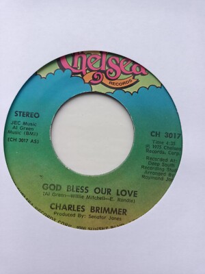 CHARLES BRIMMER - GOD BLESS OUR LOVE  7'' VINYL (VG+)
