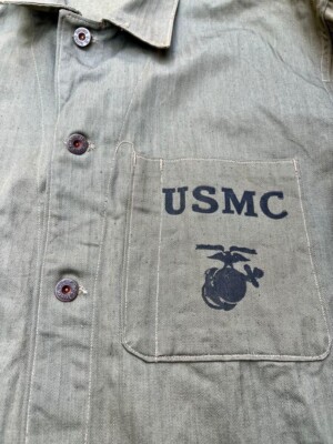 USMC P41 40s ゴールデンサイズ サイズ38 USMC P-41 HBT Jacket Size 38 Military 40s Vintage Used | eBay