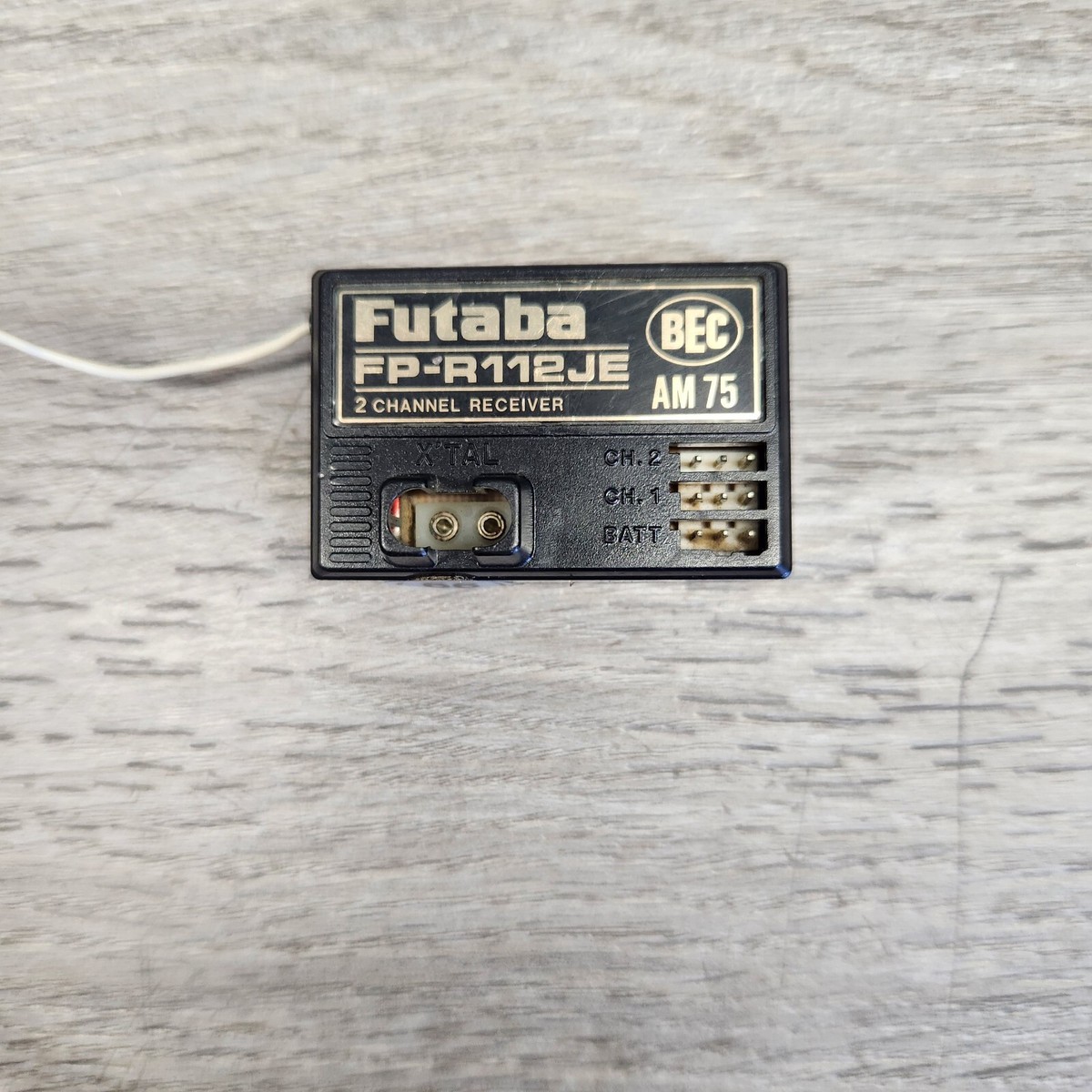 ホビーラジコン Futaba FP-R112JE Futaba FP-R112JE RC Receiver AM 75Mhz Vintage Tamiya Bench