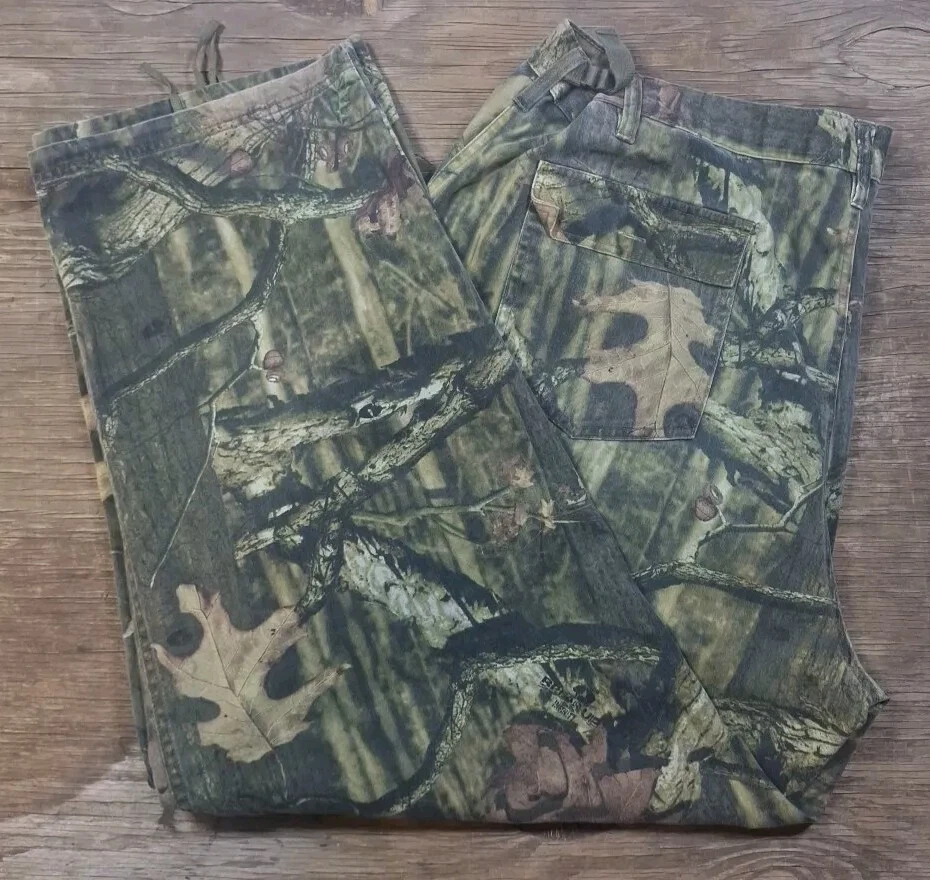 Pantalones camuflados Russell Outdoors para hombre 3XL roble musgo ruptura infinito carga caza Foto 3 de 4