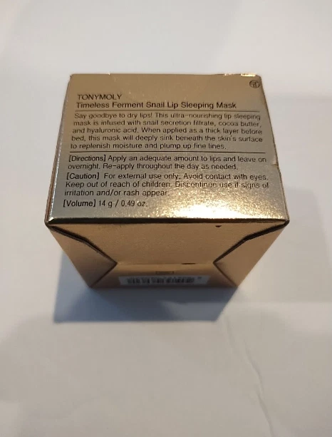 Tratamiento de labios TONYMOLY Gold reparación 0,49 oz fermento atemporal Foto 2 de 2