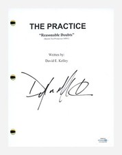 Dylan McDermott Signed Autograph The Practice Reasonable Doubts Script ACOA COA