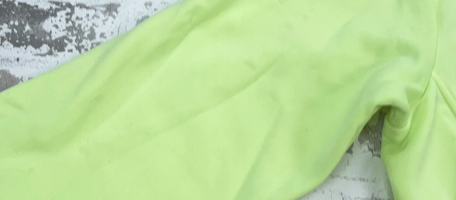 VETEMENTS North Face Felpa con Cappuccio Donna Piccola Giallo Blu Felpa Maglione Spell Out Neon *