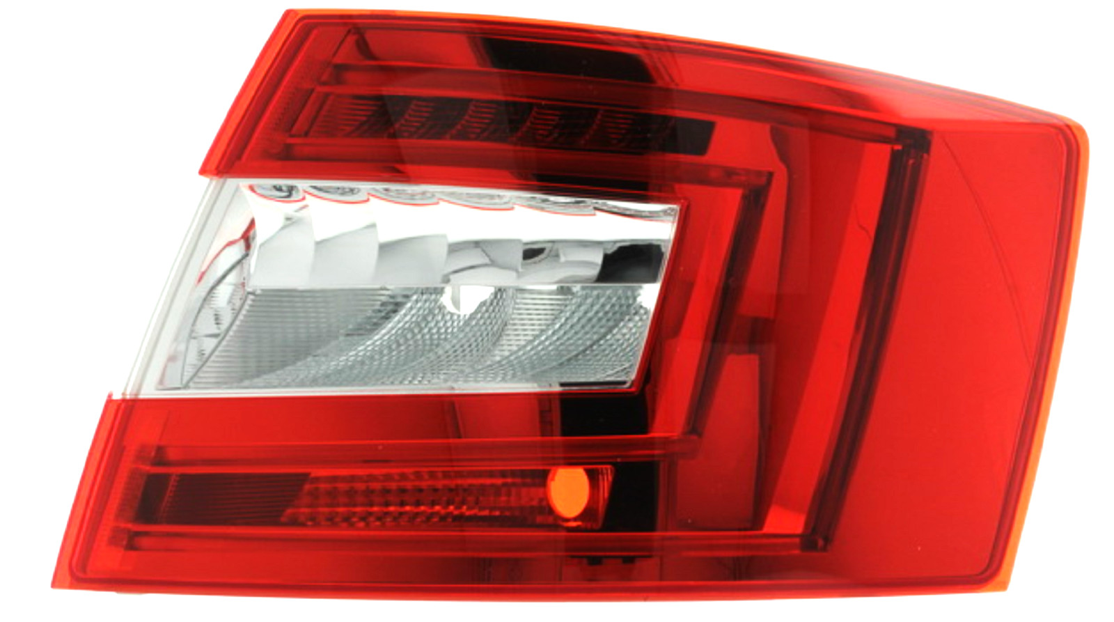 Feu stop arriere droit LED pour Skoda Octavia 2013-2017 rouge