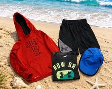 Little Boys Lot 4 NIKE  UNDER ARMOUR Shorts, Hoodie, Hat  Shirt Sz 6