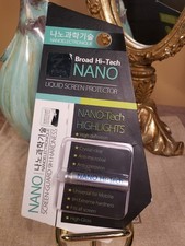 NANO Hi-Tech Liquid Screen Protector For Phones NWT