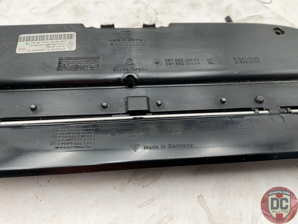 Portavasos Porsche 911 997 2005-2008 negro 99755298800A11 133940 Foto 3 de 4