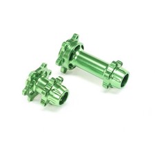 Losi Aluminum Hub Set Machined Green PM MX/SM LOS362002 Electric Car/Truck