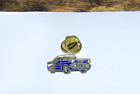 Vintage 1957 Chevy Bel Air Blue Classic Car Lapel Pin Souvenir Travel Automobile — photo 1