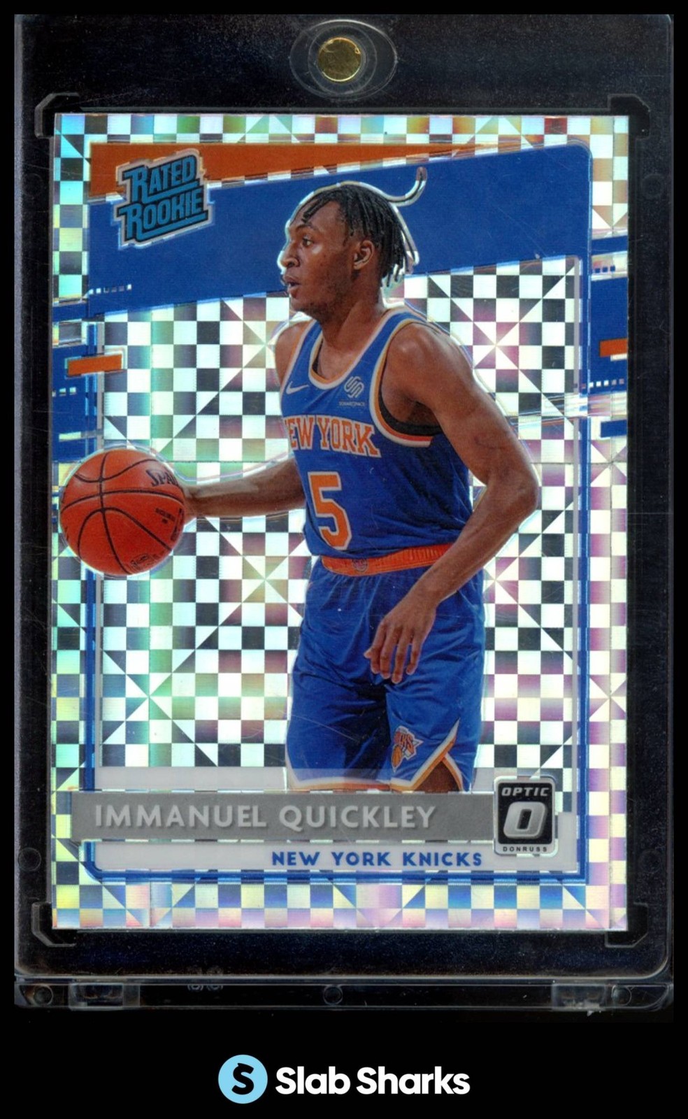 2020 PANINI DONRUSS OPTIC #175 IMMANUEL QUICKLEY CHECKERBOARD RC RATED ROOKIE