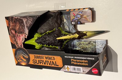 Jurassic World Survival Wild Roar Pteranodon Light-up attack Mattel toys 2025
