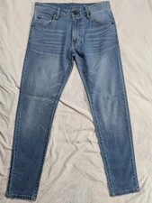 The Normal Brand Jeans Men Size 30x31* Slim Straight Leg Light Wash Whisker