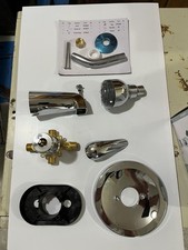 Tub and Shower valve and handle Set in Chrome NEW IN BOX