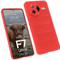 HandyhüLle FüR Xiaomi Poco F7 Ultra Bizon Case Cover Schutz HüLle Etui HüLle Rot