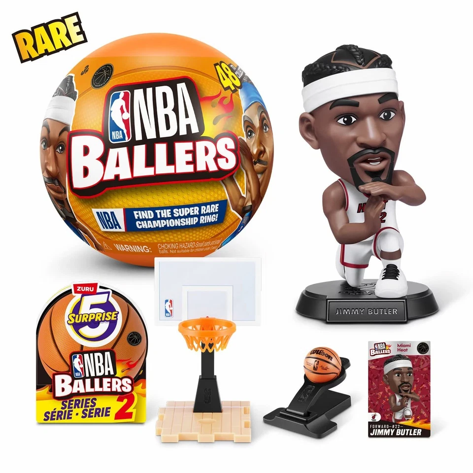 ZURU 5 Surprise NBA Ballers Series 2 – 4 Pack Capsules Collectible Figures - Image 3 of 4